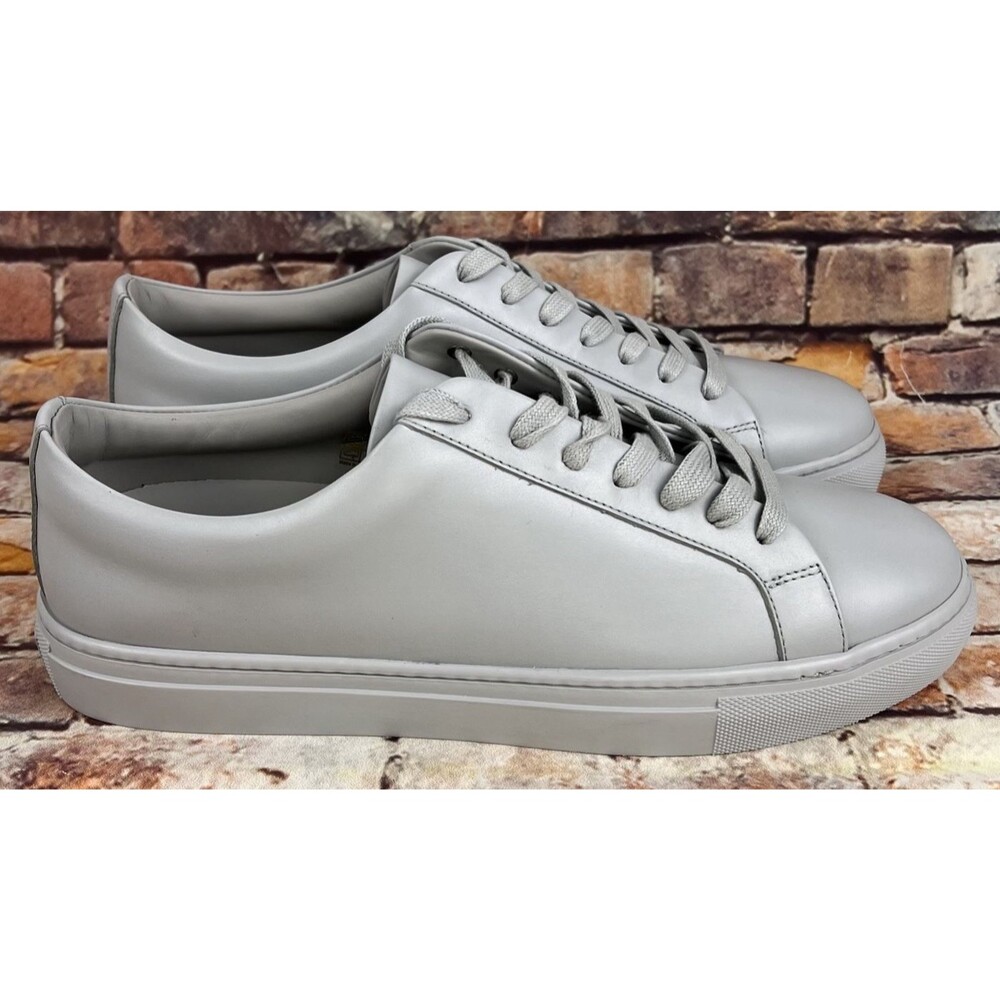 Thursday Boot Co Premier Low Top Leather Sneaker Mens 10.5 Light Grey Shoes New
